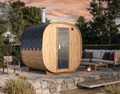 Outdoor Cube Barrel Sauna - Ø2,2m/L2,3m - 4 personer