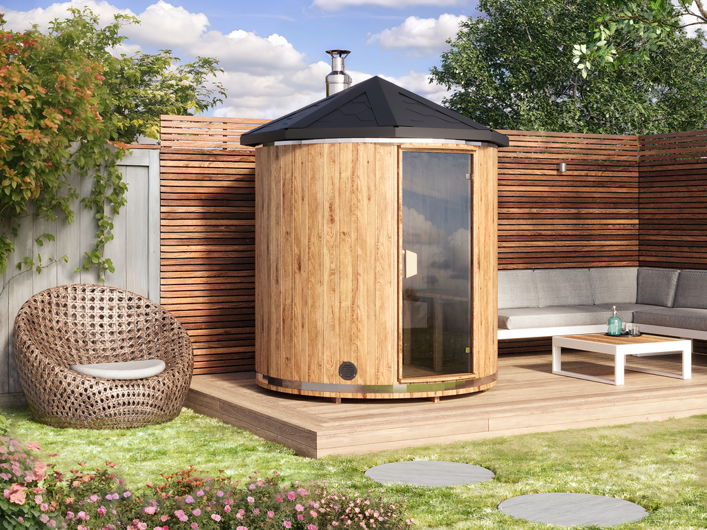 Outdoor Vetical Sauna - Ø2m - 2 personer