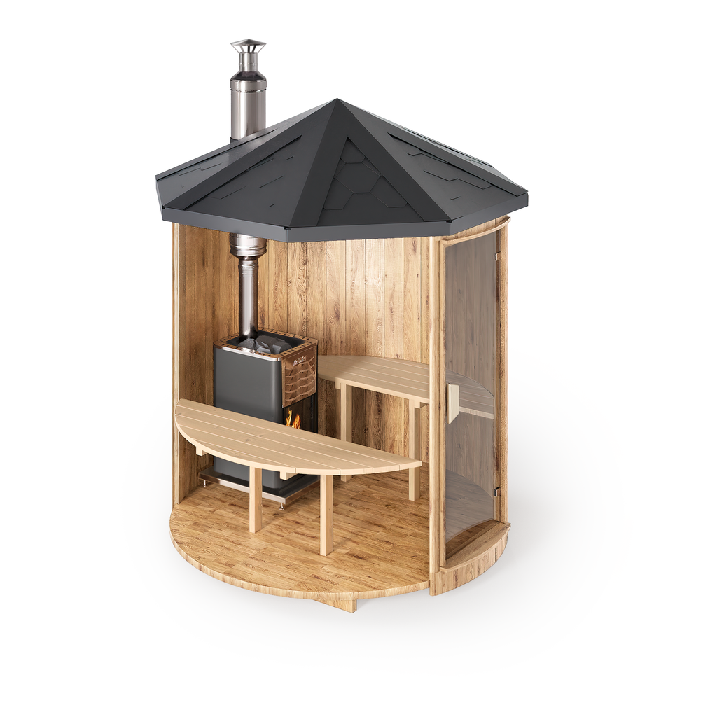 Outdoor Vetical Sauna - Ø2m - 2 personer